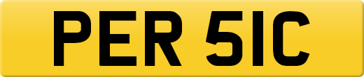 PER 51C private number plate
